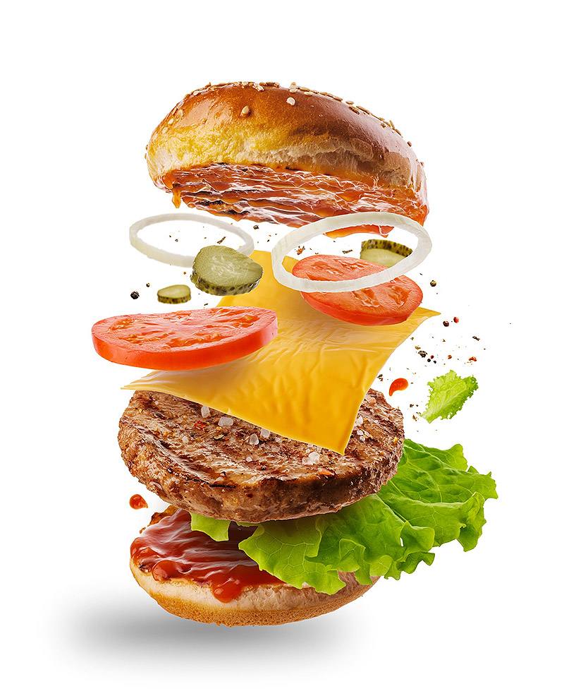 Combo de Hambúrguer para lanche em casa - Burger de Brisket